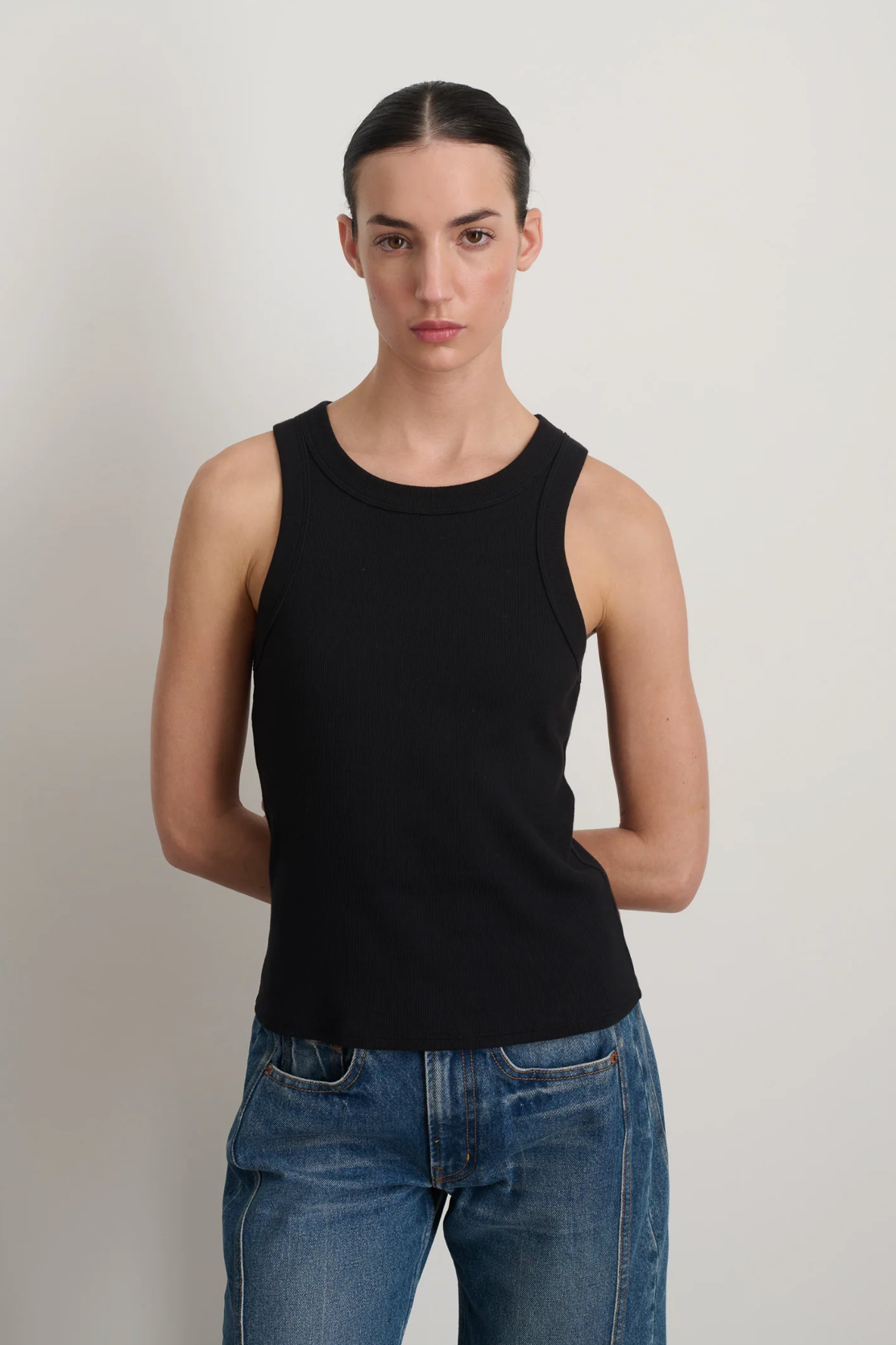 Rib Tank Black