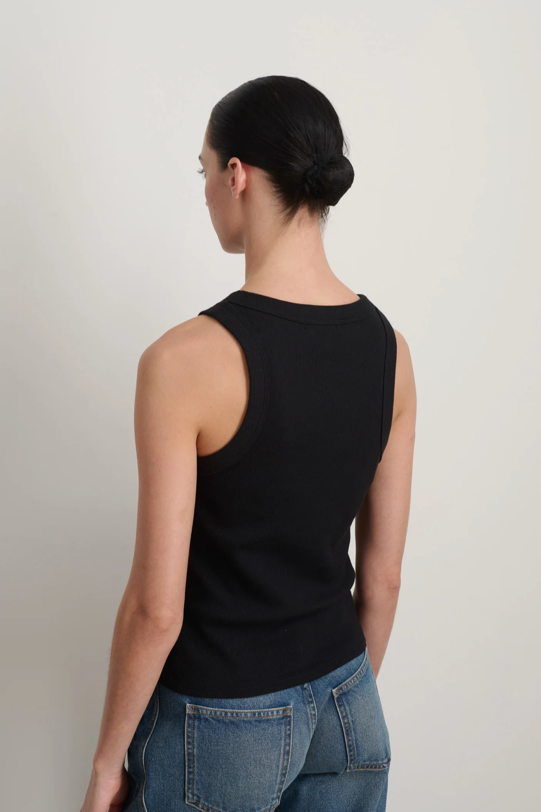 Rib Tank Black