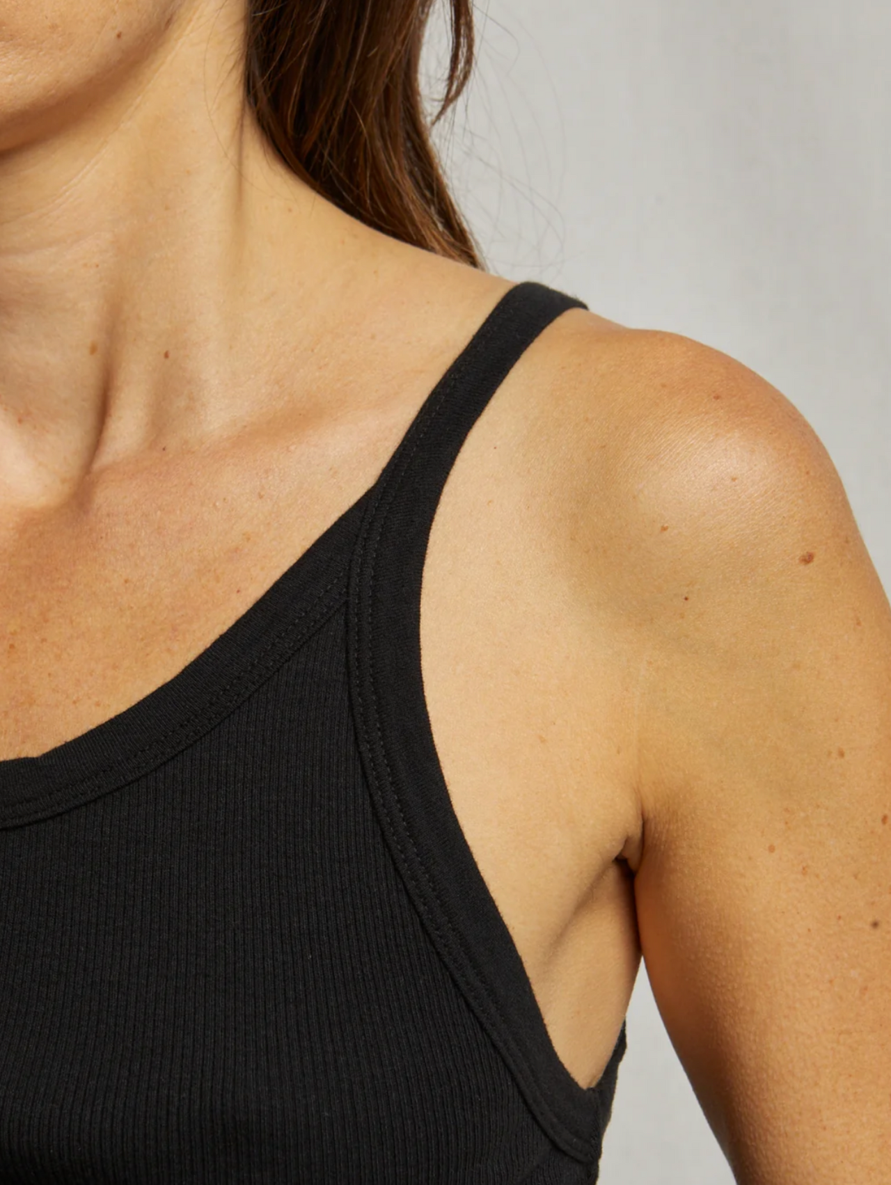 Annie recycled tank  - Black
