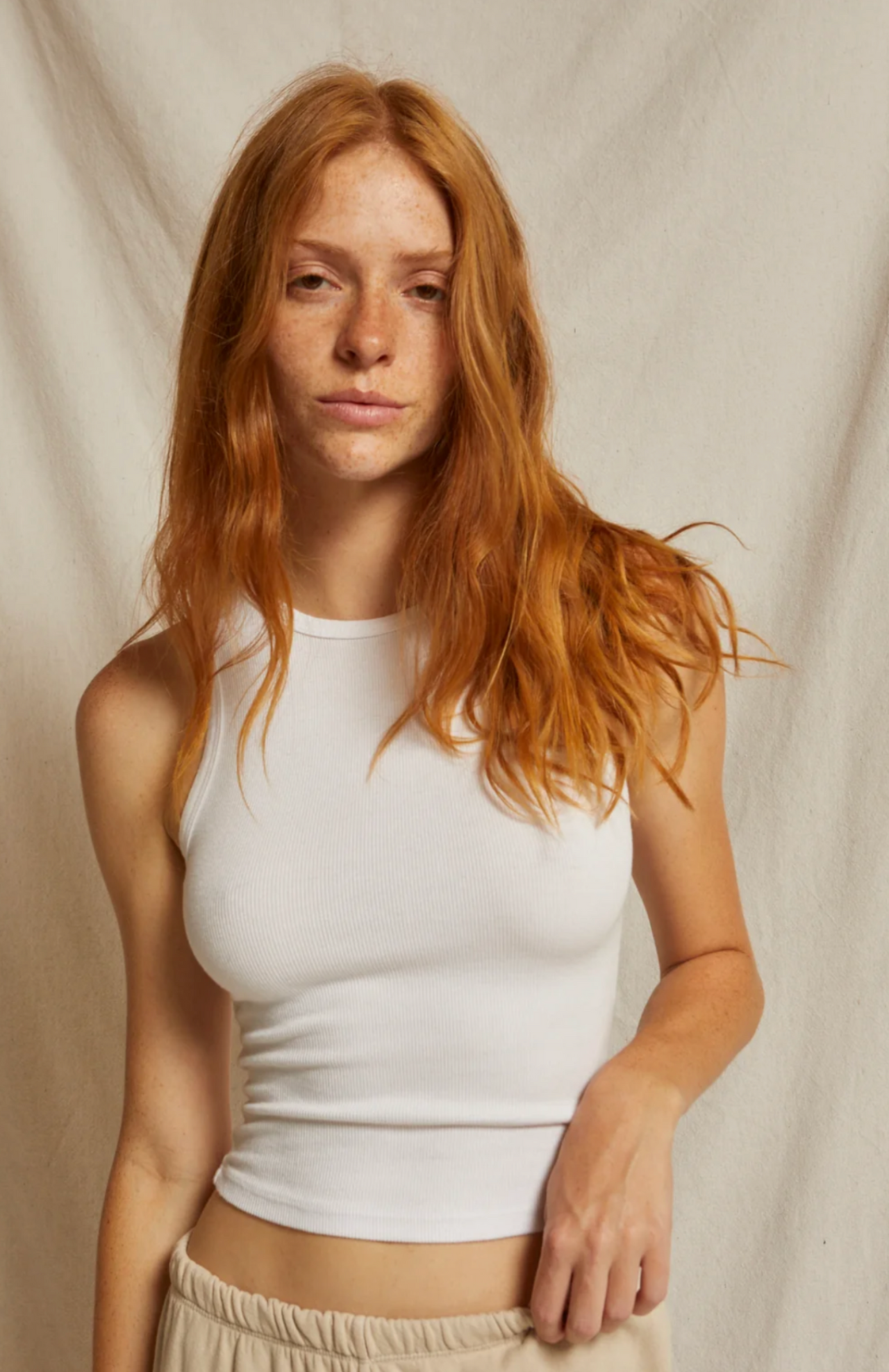 Gigi ribbed tank