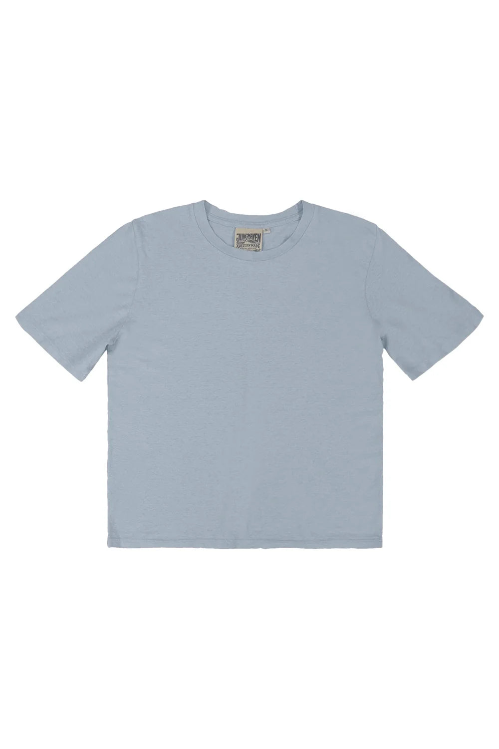 Silverlake Cropped tee - Coastal Blue