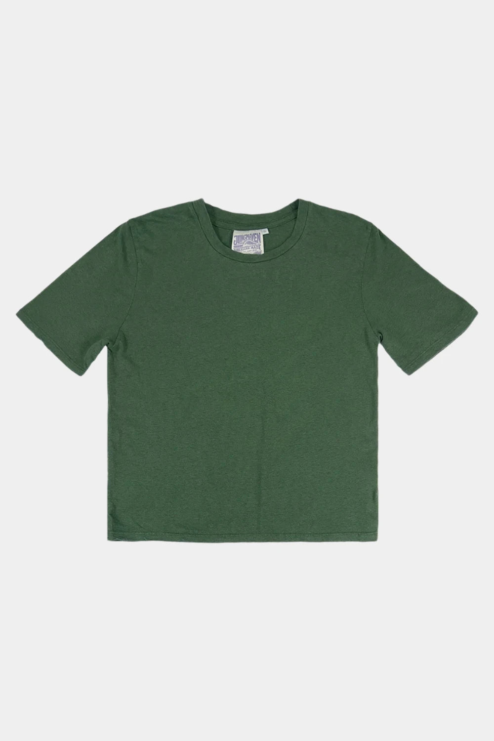 Silverlake Cropped tee - Hunter Green - Jungmaven