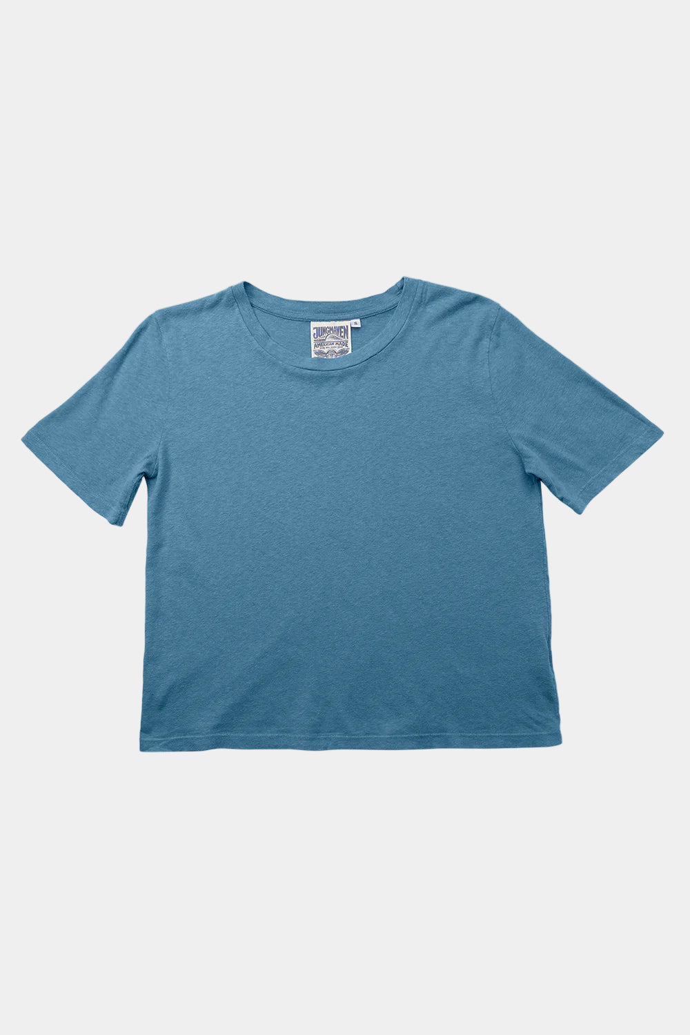 Silverlake tee in blue heaven on a plain background