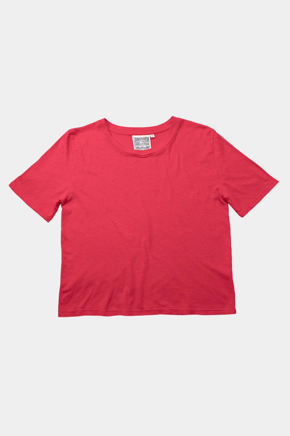 Red t-shirt on a white background