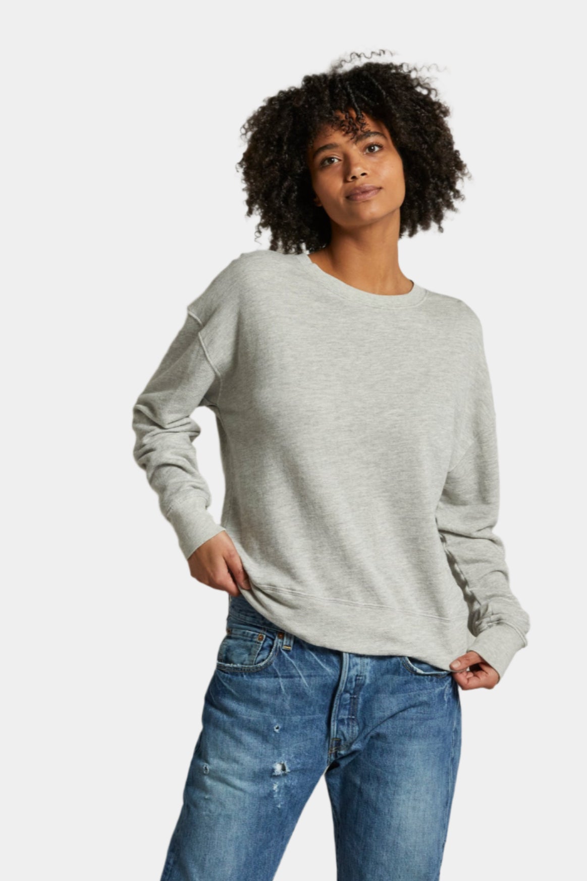 Tyler sweatshirt in heather grey
