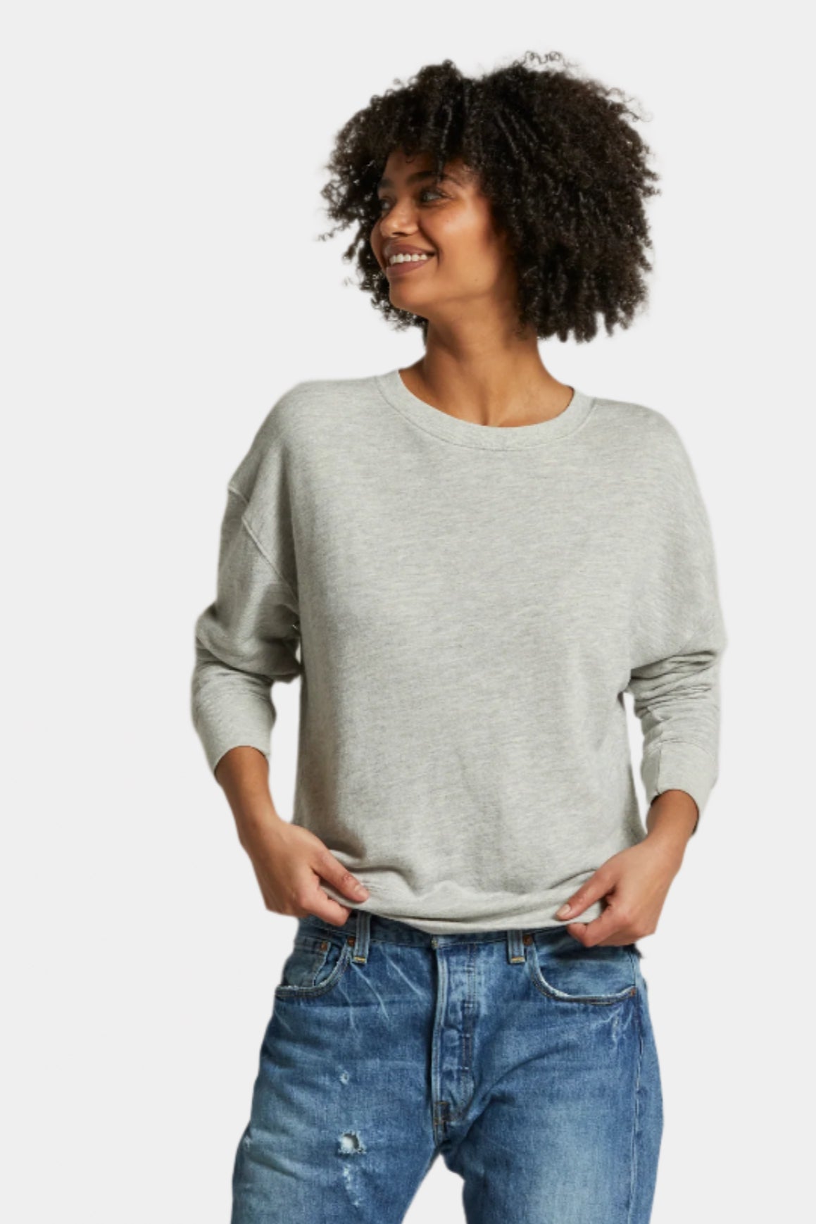 Tyler sweatshirt in heather grey