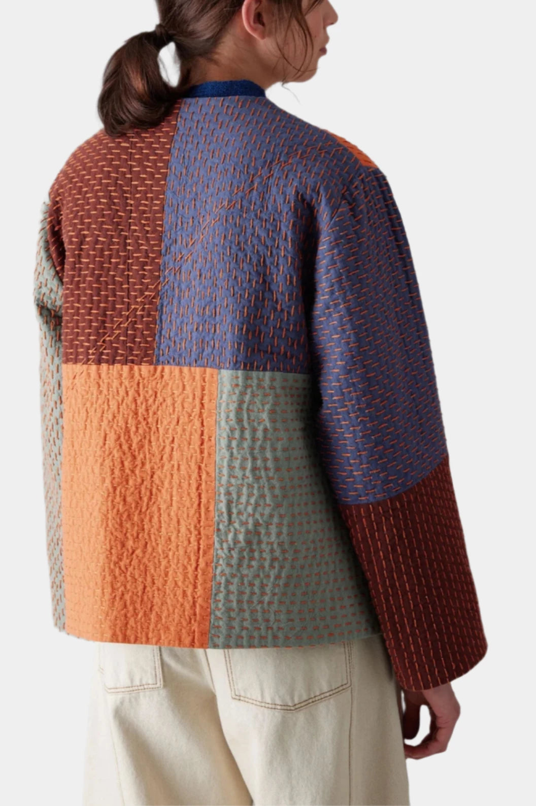 Quilted Patchwork Cotton Jacket