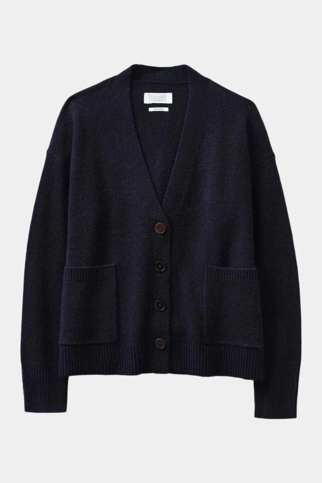 Ffion Wool Cashmere Boxy Cardigan