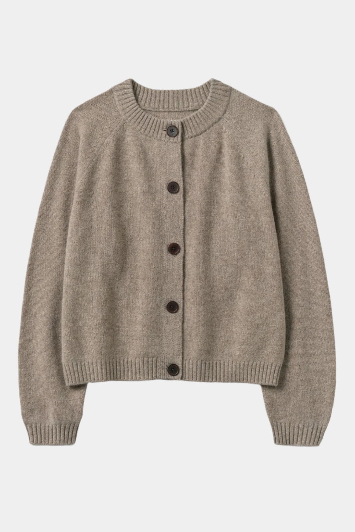 Eden Wool Cashmere Raglan Cardigan