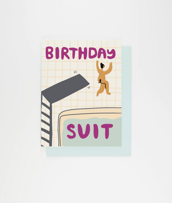 Birthday Suit card