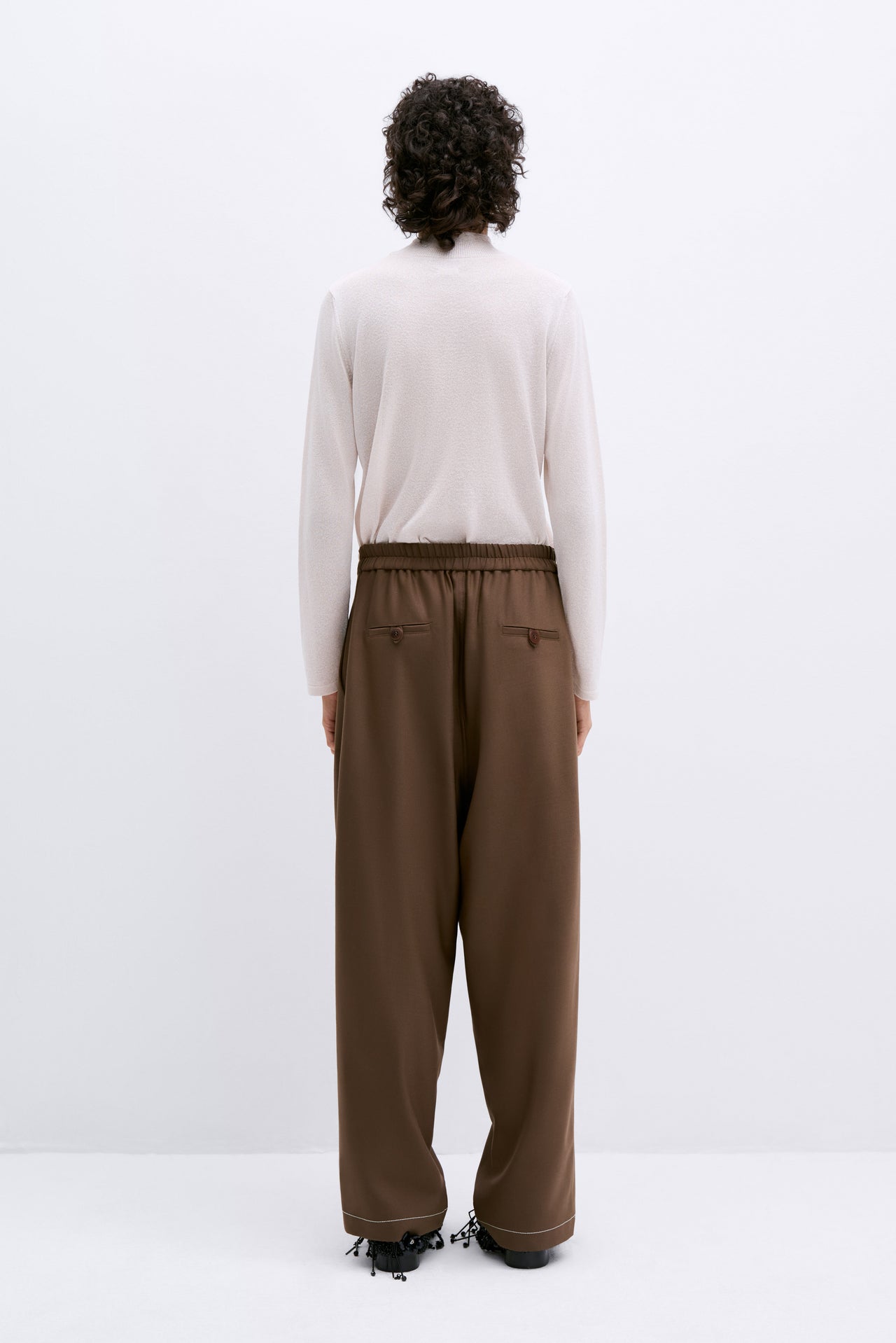 Tailored stitch pants Otter