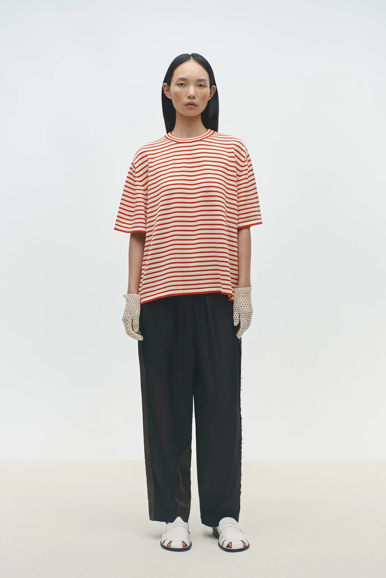 ORGANIC COTTON OVERSIZED STRIPED T-SHIRT