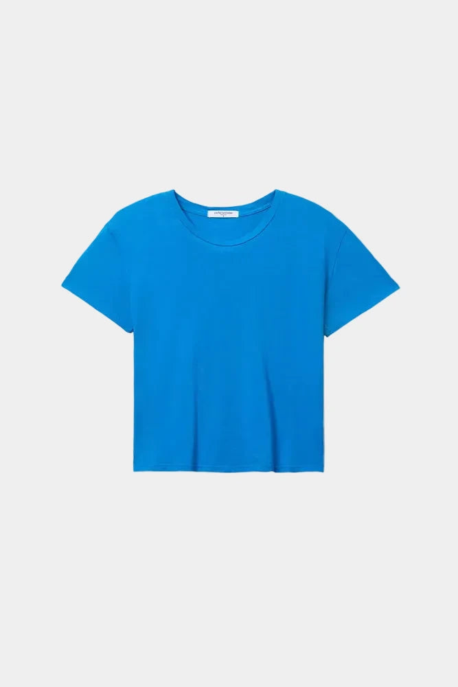 Blue t-shirt on a white background