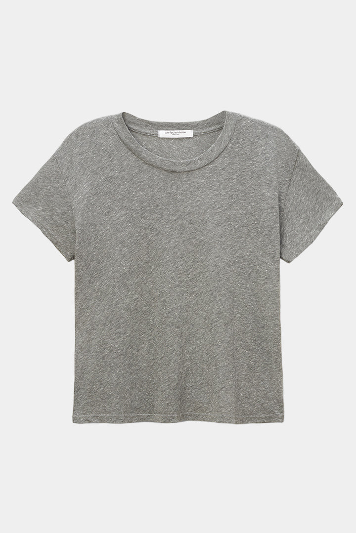 Gray t-shirt on a white background