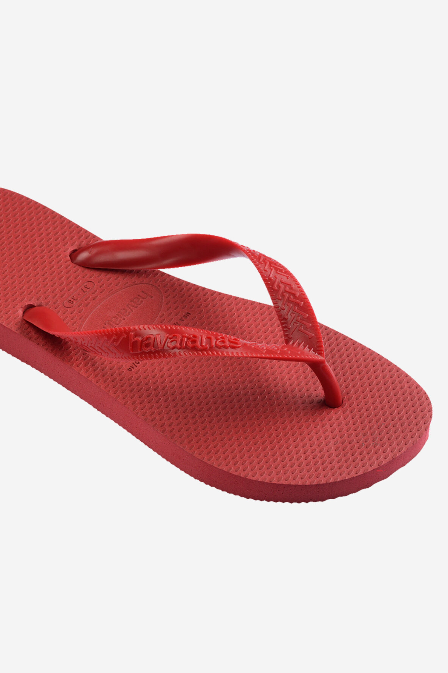 Havaianas Top Flip Flops in Ruby Red – Front View | East Coast General