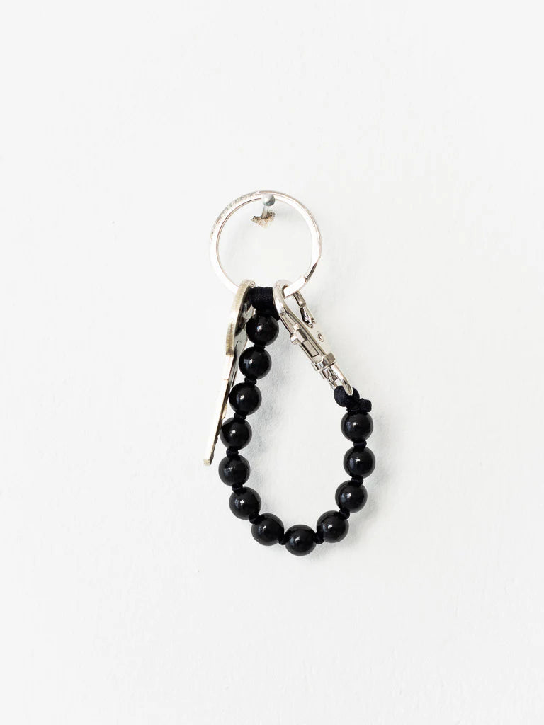 Perlen short keychain - Black