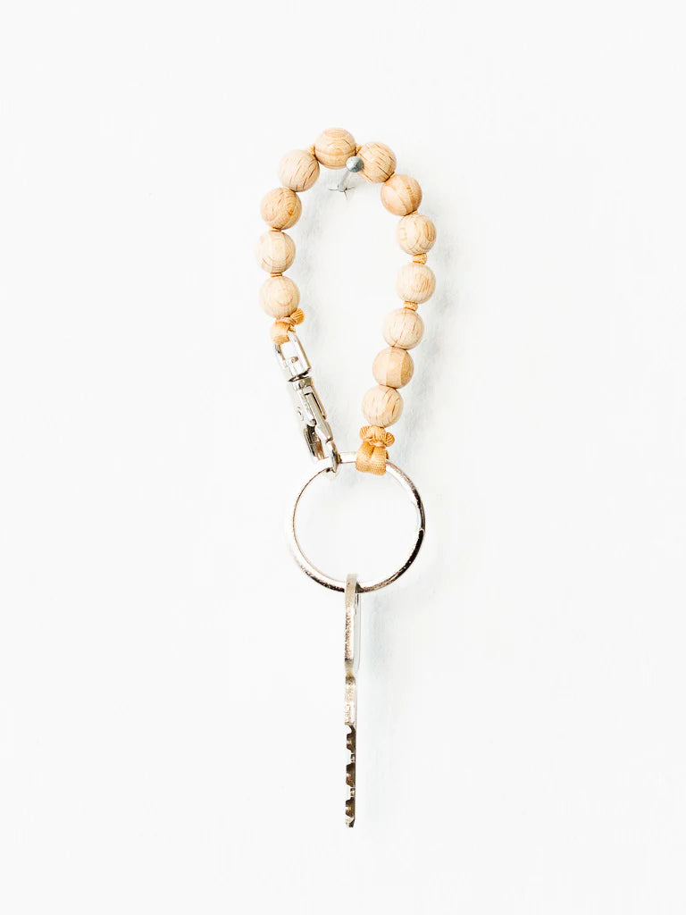 Perlen short keychain - Natural