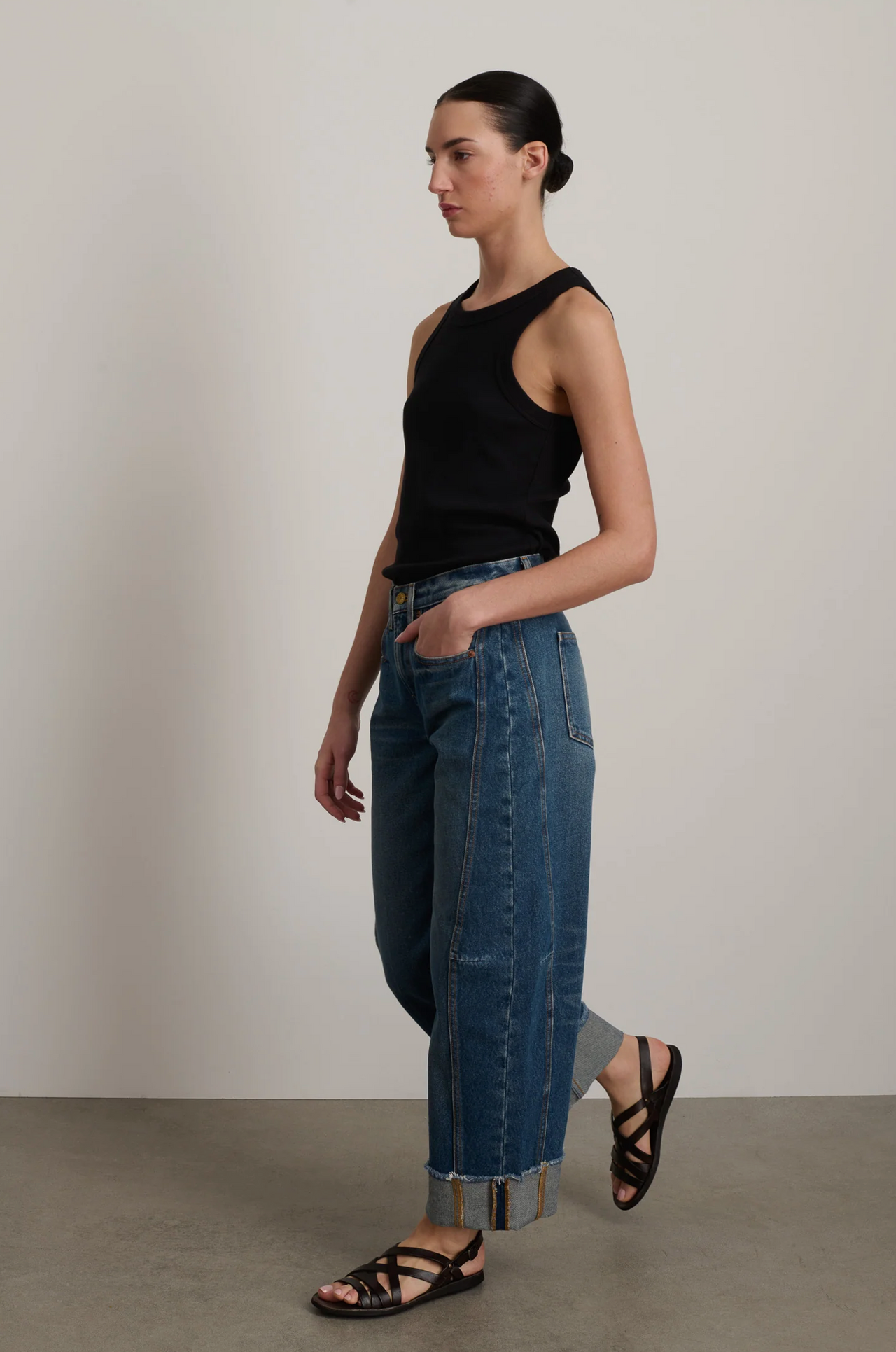 Relaxed Lasso Cuffed - Vista Blue