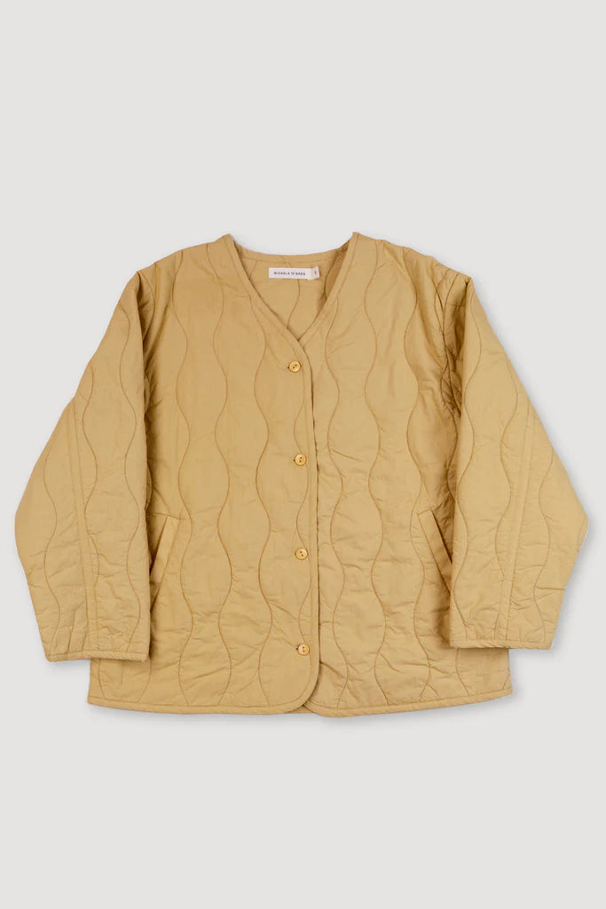 Honey quilted liner jacket