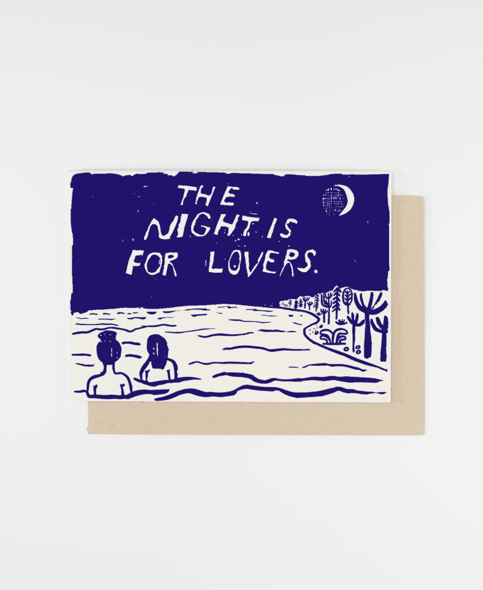 THE NIGHT is for lovers card