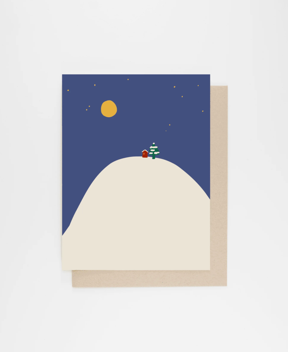 WINTER MOON Card