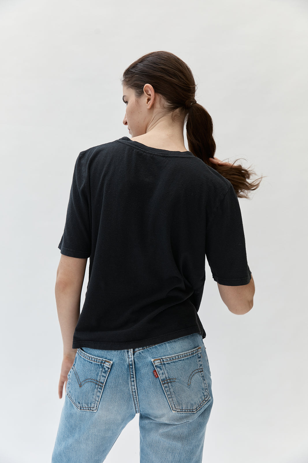 Silverlake Cropped tee - Black - jungmaven