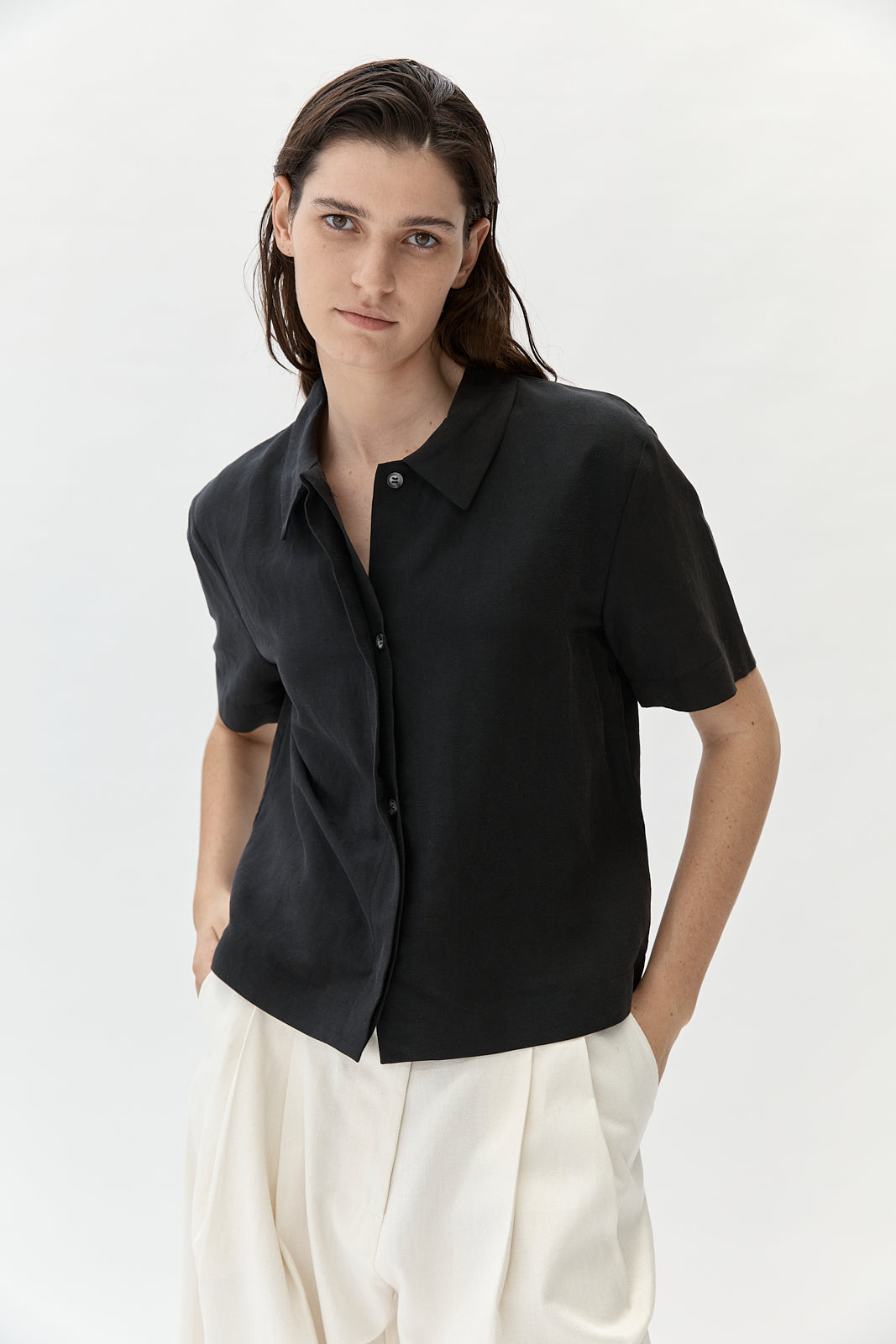 No. 16 Shirt - Washed Black - east coast general