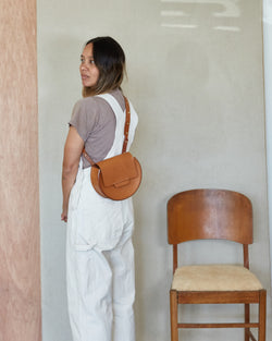 Mini Circle Bag tan - east coast general