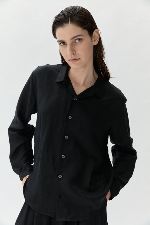 No. 10 Shirt - Black Tencel - east coast general