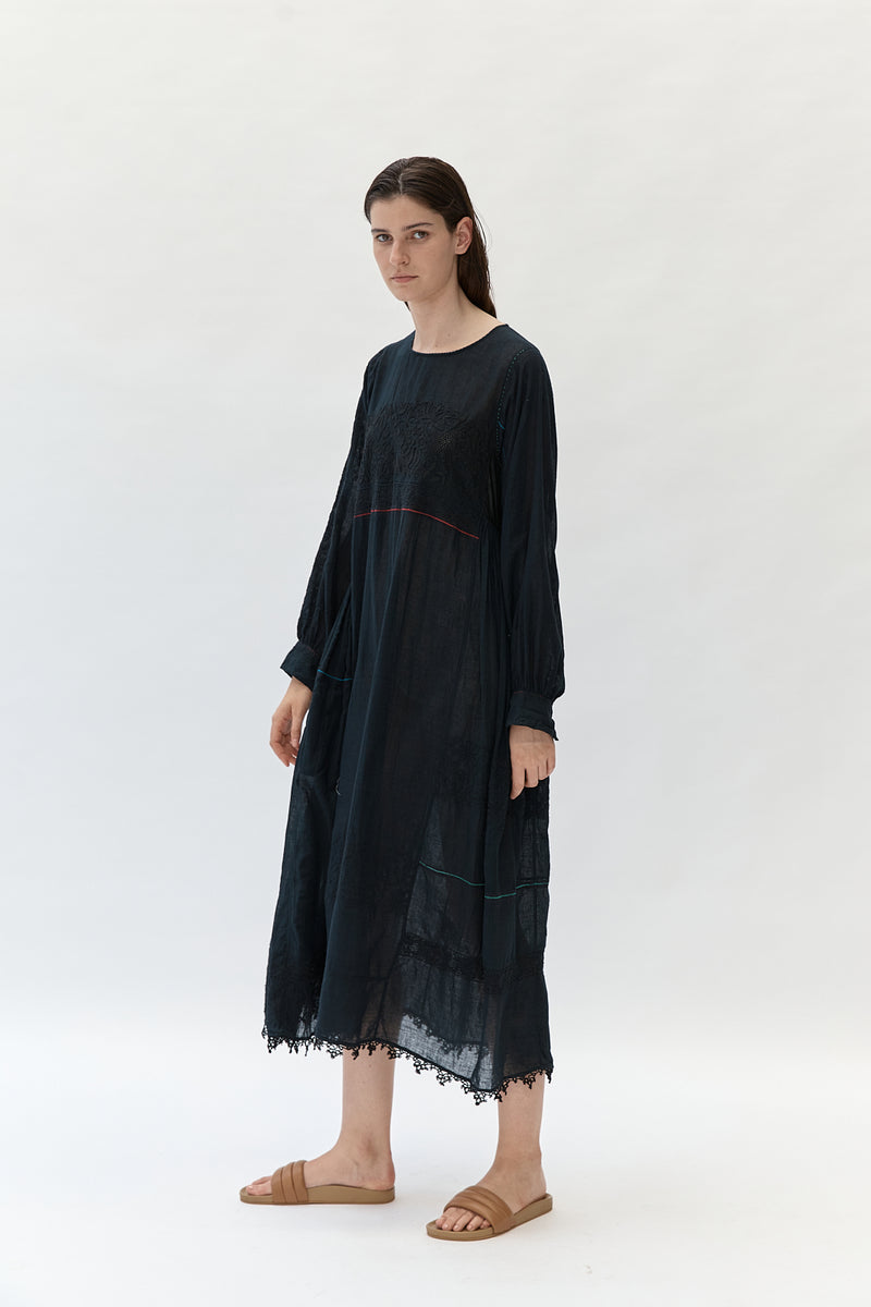 Black Muslin Dress - east coast general