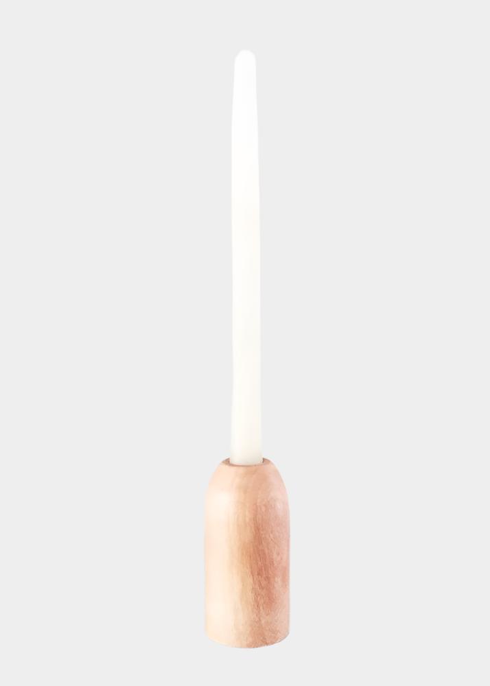 Wooden Candle holder - east coast general