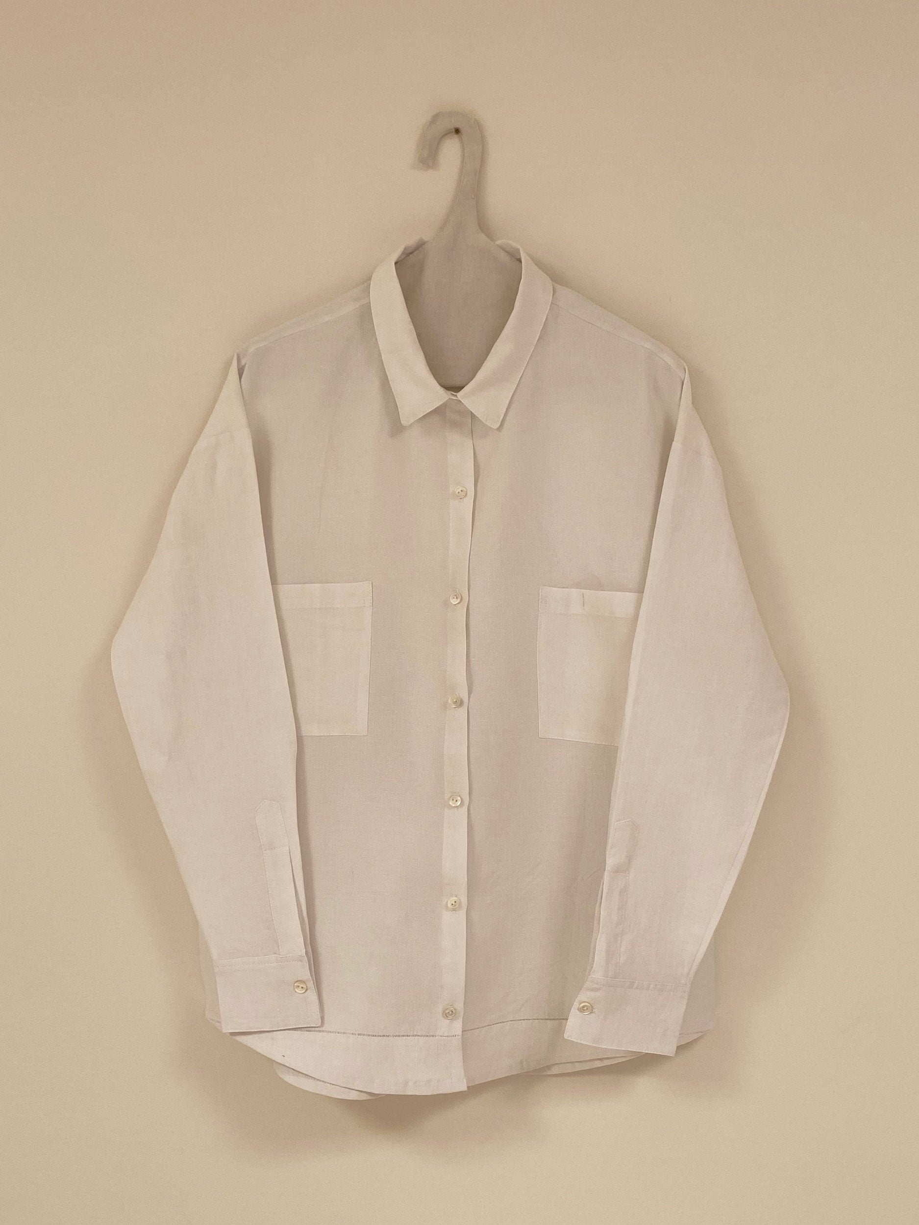 Embroidered linen shirt - east coast general
