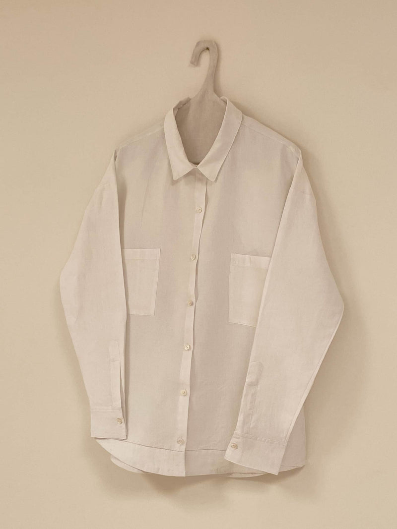 Embroidered linen shirt - east coast general