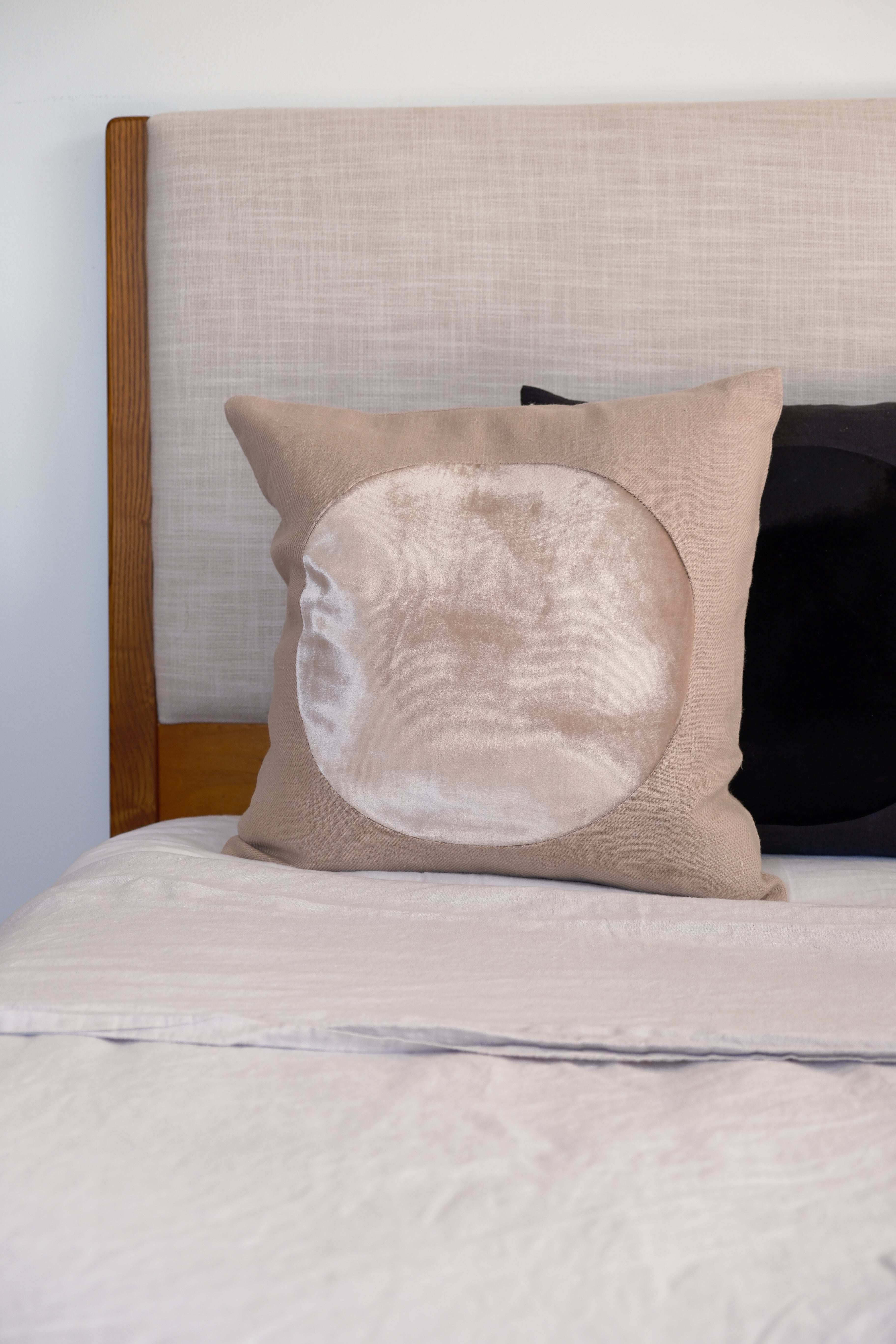 SILK VELVET PILLOW IN NATURAL - east coast general