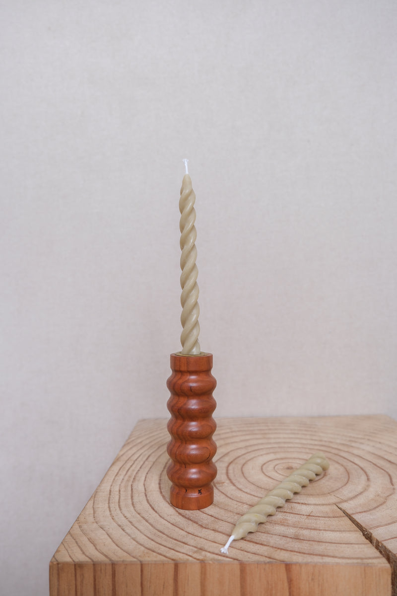 Spiral beeswax candles - Eucalyptus - east coast general