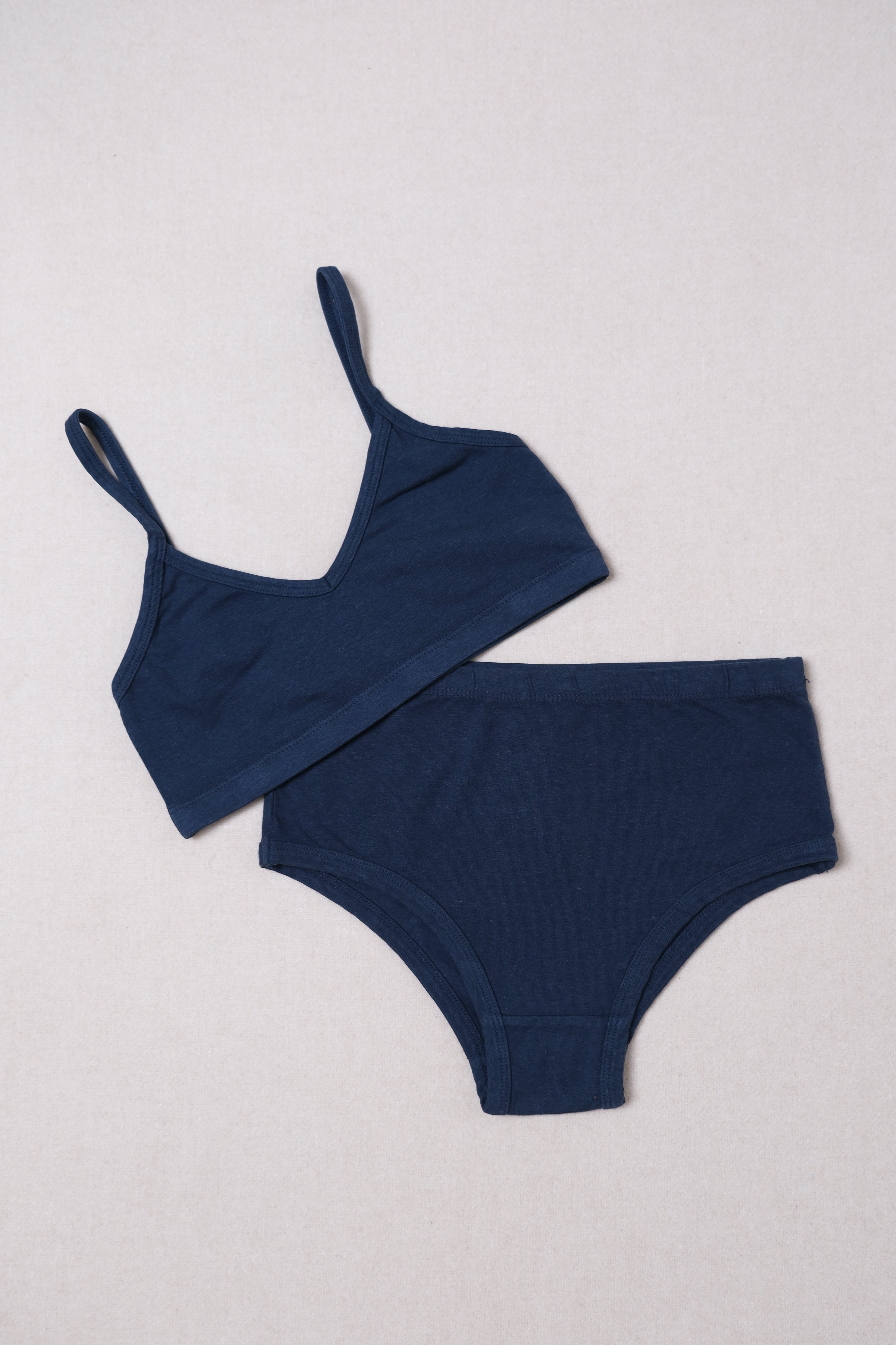 High Waist Brief - Navy