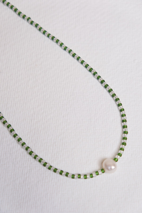 Bea Necklace - Green - east coast general