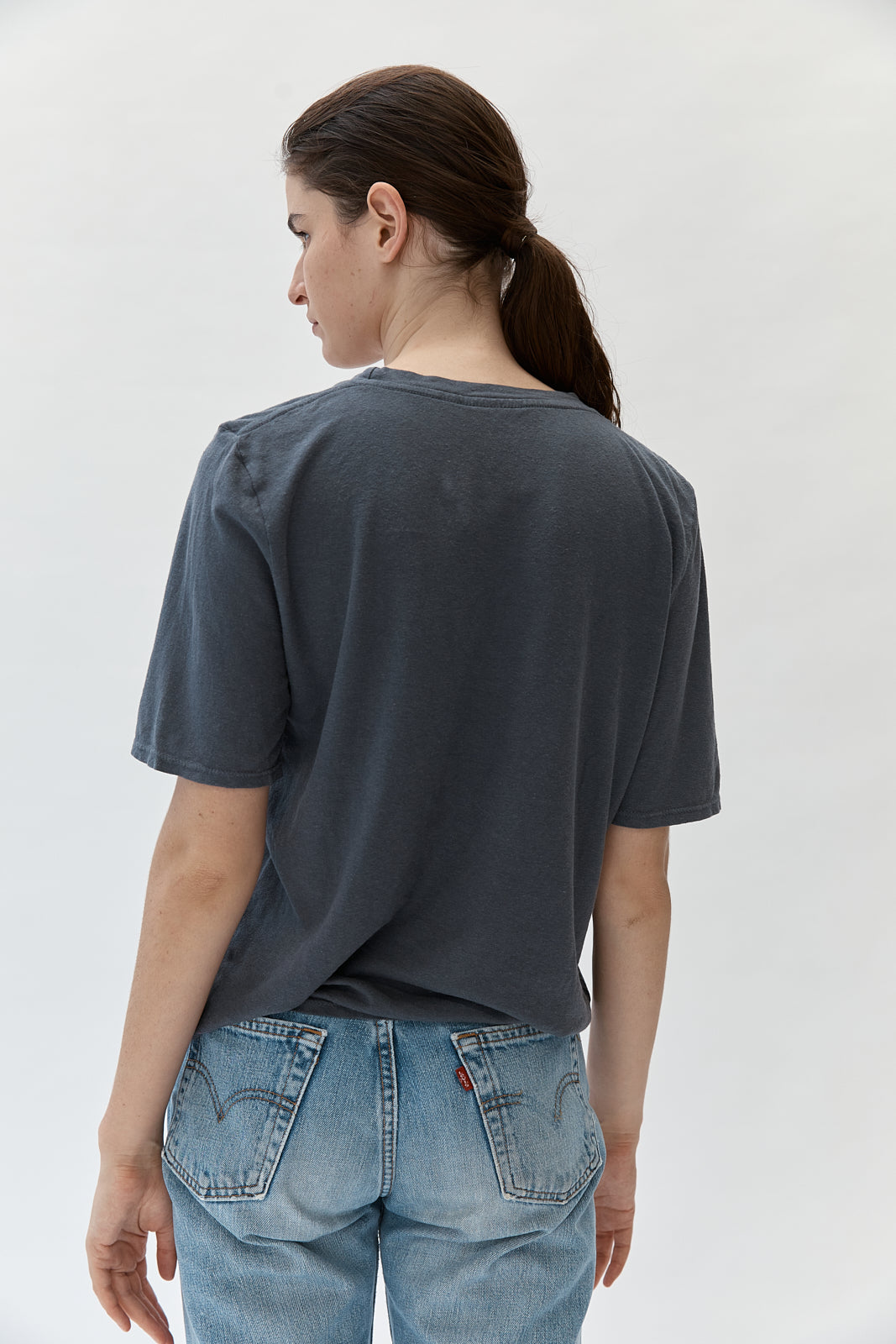 Silverlake cropped tee - Diesel gray - east coast general