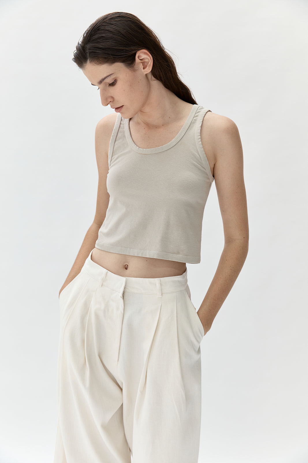 No. 53 Trouser - Natural - east coast general
