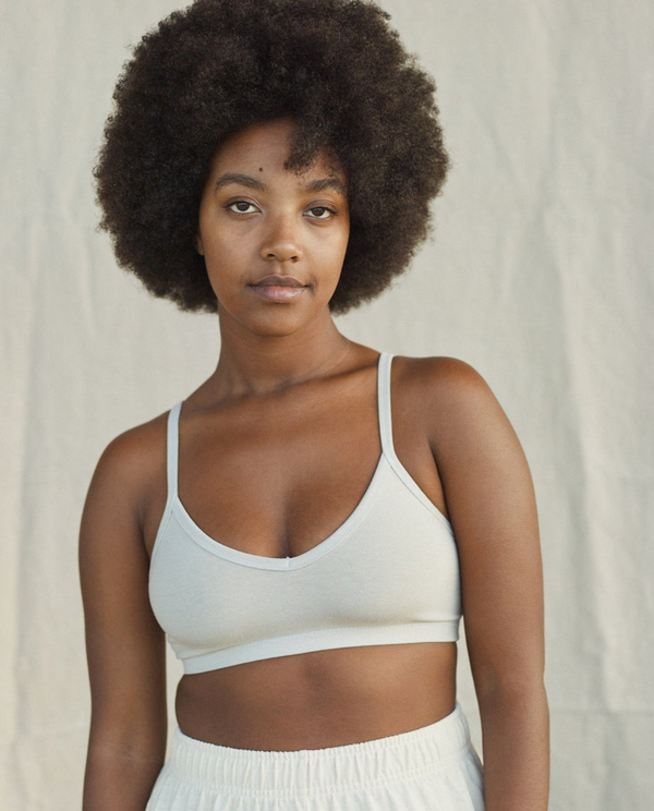 Bralette - Washed White - east coast general