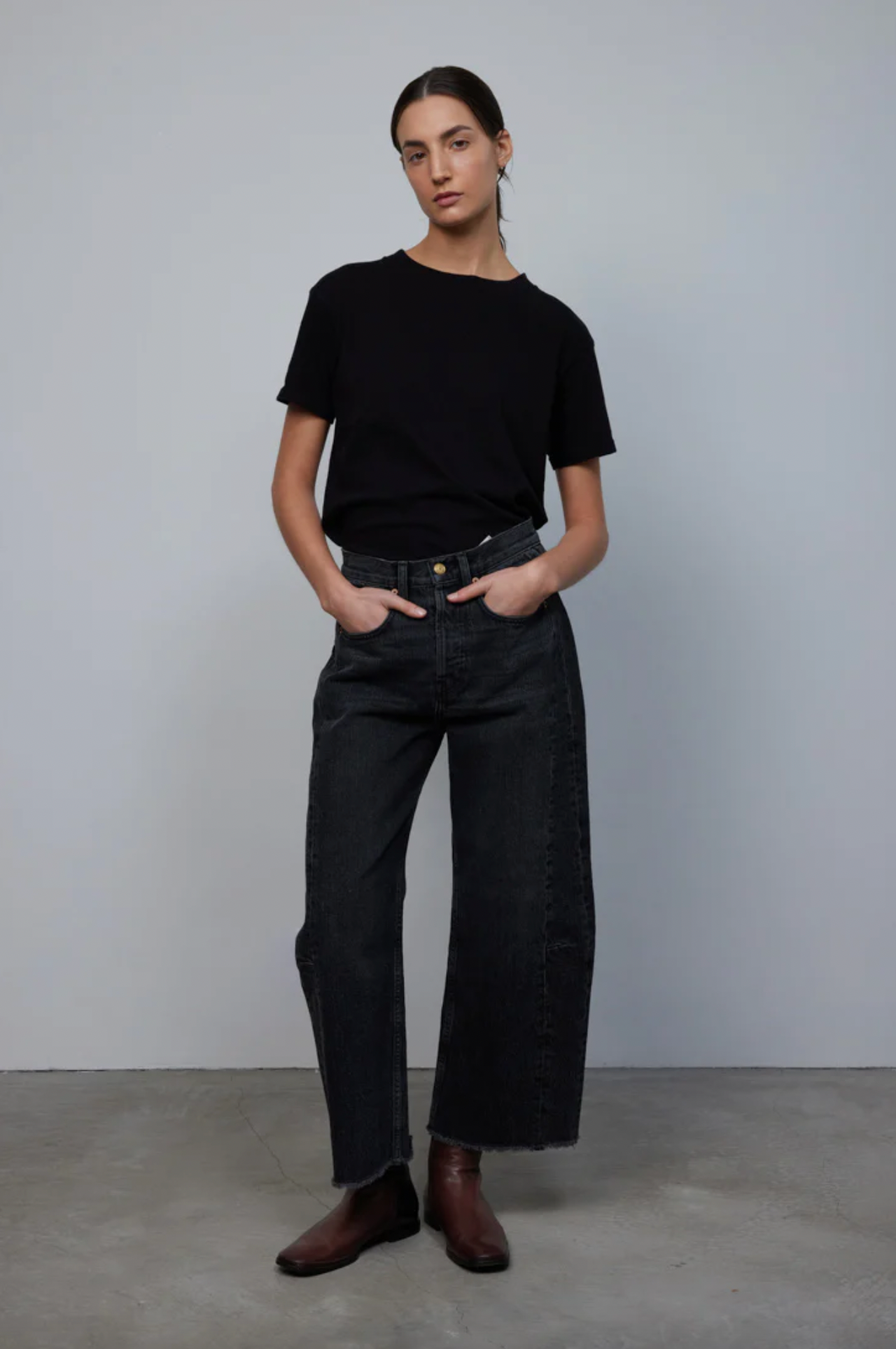 B Sides Lasso Jean Stil Black