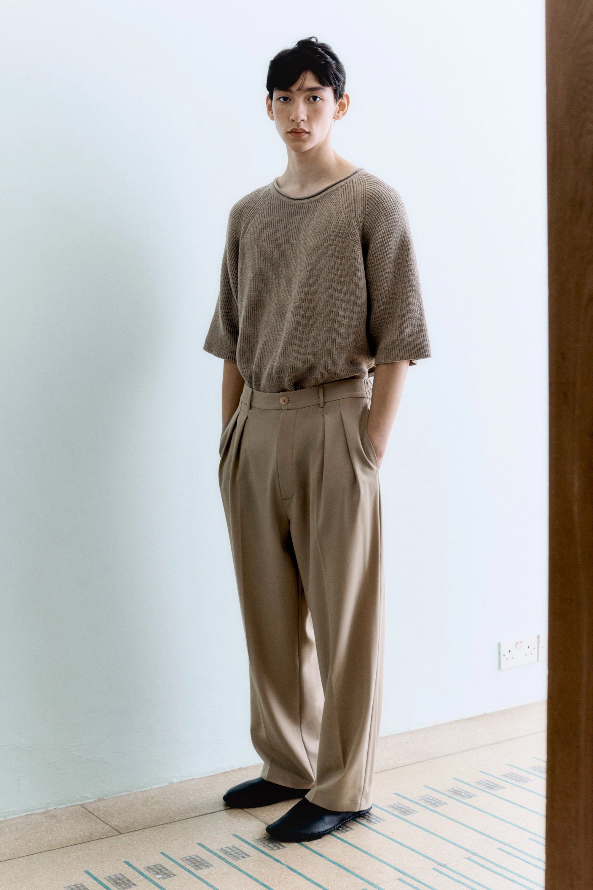 TAILORING SASTRE PANTS BEIGE - east coast general