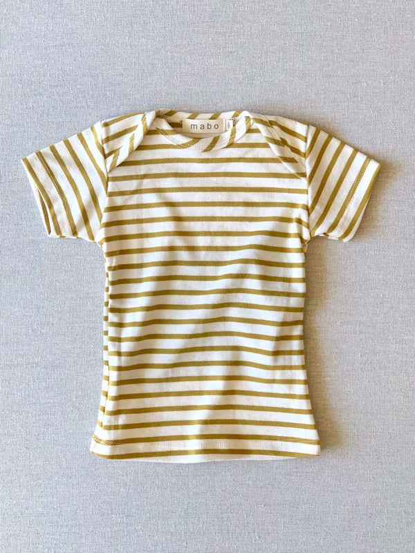chartreuse striped nautical tee - ss - east coast general
