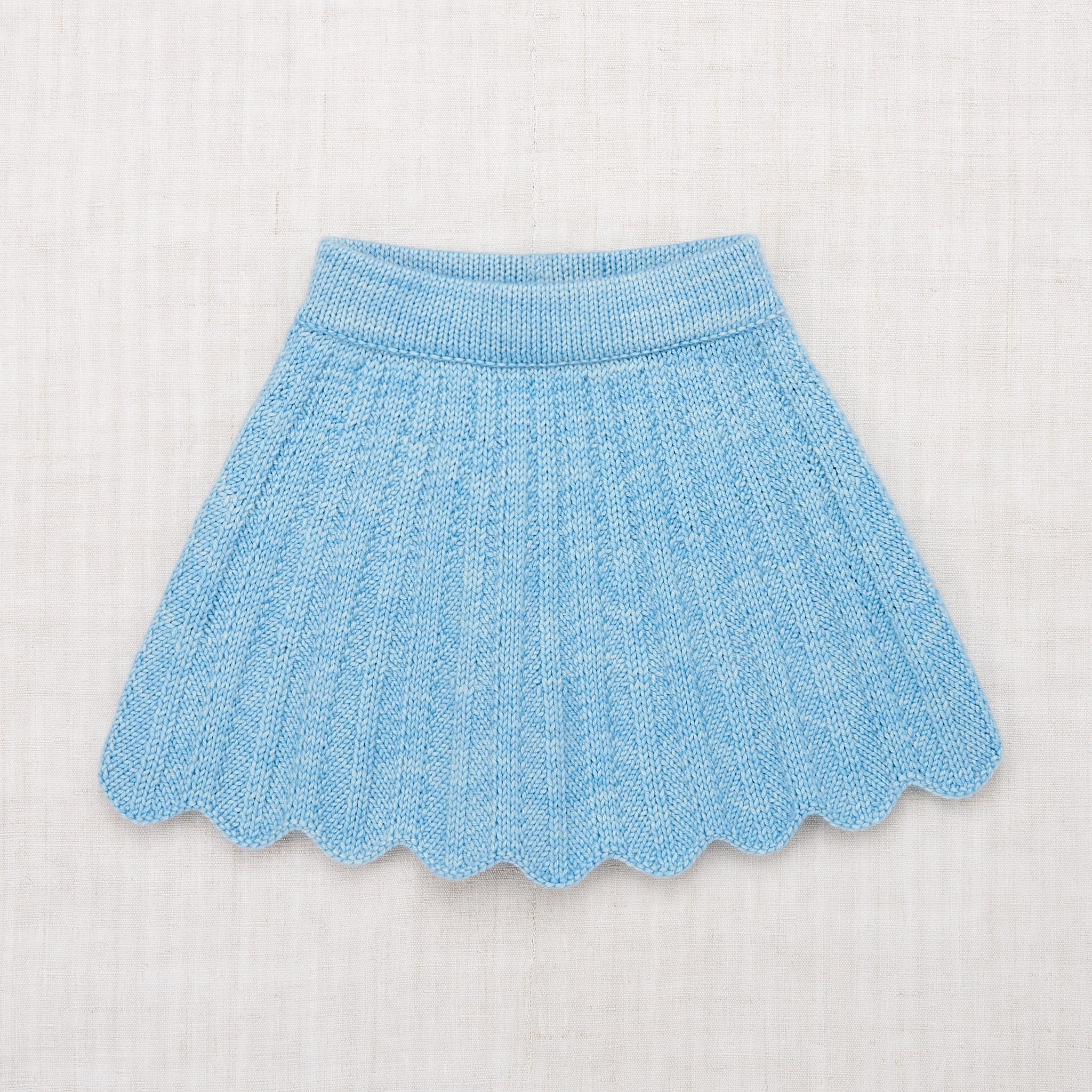 CHEVRON SKIRT - FADED DENIM - east coast general