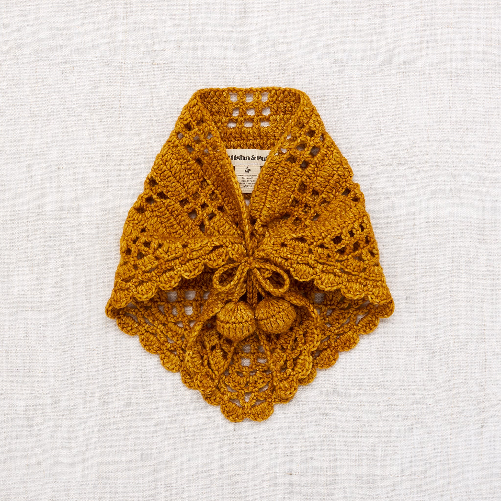 CROCHET KERCHIEF - MARIGOLD - east coast general