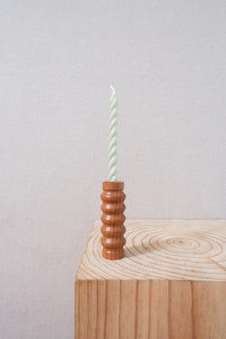 Spiral beeswax candles - Mint - east coast general